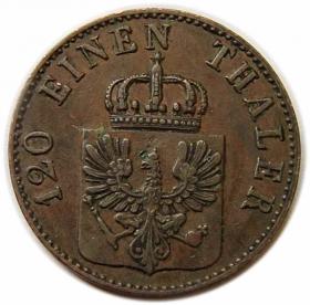 Picture 2 for: 3 fenigi 1852 Fryderyk Wilhelm IV Prusy Berlin