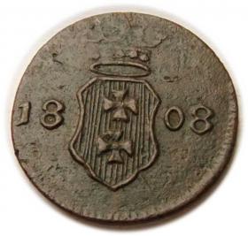 Picture 2 for: Szeląg 1808 Wolne Miasto Gdańsk