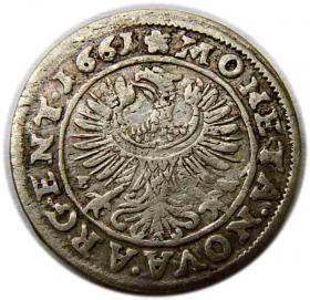 Picture 2 for: 3 krajcary 1661 Ludwik IV Legnicki Księstwo Brzesko  Legnicko  Wołowskie Brzeg