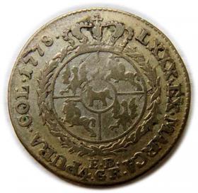 Picture 2 for: Złotówka 1778 Stanisław August Poniatowski Warszawa