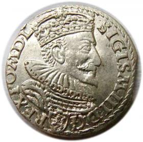 Trojak 1594 Zygmunt III Waza Malbork
