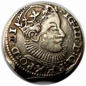 Trojak 1589 Zygmunt III Waza Ryga