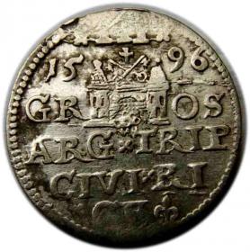 Picture 2 for: Trojak 1596 Zygmunt III Waza Ryga
