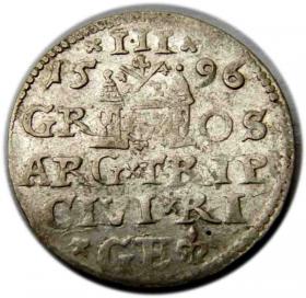 Picture 2 for: 3 groschen 1596 Sigismund III Vasa Riga