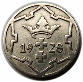 Picture 2 for: 5 fenigów 1928 Wolne Miasto Gdańsk Berlin