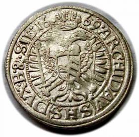 Picture 2 for: 3 krajcary 1669 Leopold I Wrocław