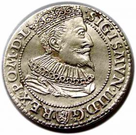 Szóstak 1596 Zygmunt III Waza Malbork