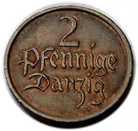 Picture for: 2 fenigi 1937 Wolne Miasto Gdańsk Berlin