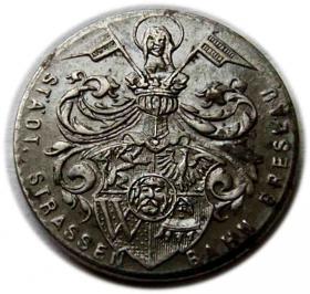 Picture 2 for: 10 fenigów żeton tramwajowy Wrocław / Breslau