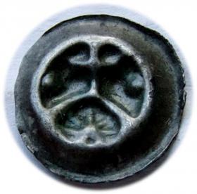 Picture for: Brakteat krzyż na arkadzie z gwiazdą Zakon Krzyżacki