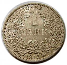 Picture for: 1 marka 1915 Wilhelm II Hohenzollern Prusy Berlin