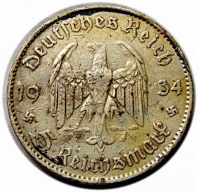 Picture 2 for: 5 marek 1934 Niemcy Stuttgart