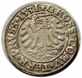 Picture 2 for: Grosz 1531 Zygmunt I Stary Toruń