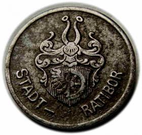 Picture 2 for: 10 pfennig 1919 Raciborz / Ratibor