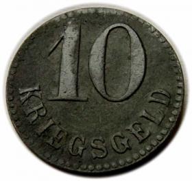 Picture for: 10 pfennig 1917 Swinoujscie Swinemunde