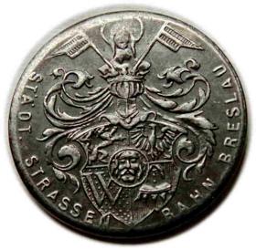 Picture 2 for: Żeton tramwajowy Wrocław / Breslau