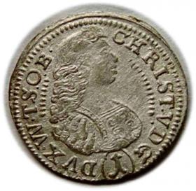 Picture for: 1 krajcar 1683 Krystian Ulryk Wirtemberski Księstwo Oleśnickie Oleśnica