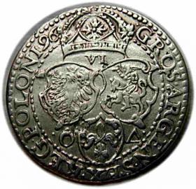 Picture 2 for: 6 groschen Sigismund III Vasa Malbork