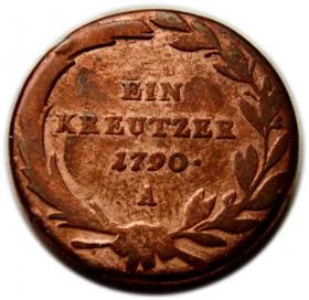 Picture for: 1 krajcar 1790 Austria Wiedeń