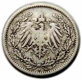Picture 2 for: 1/2 marki 1905 Wilhelm II Hohenzollern Niemcy Berlin