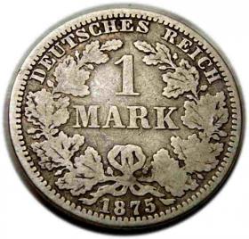 Picture for: 1 marka 1875 Wilhelm I Hohenzollern Niemcy Berlin