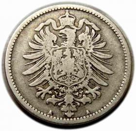 Picture 2 for: 1 marka 1875 Wilhelm I Hohenzollern Niemcy Berlin
