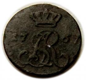 Picture for: Półgrosz 1767 Stanisław August Poniatowski Kraków