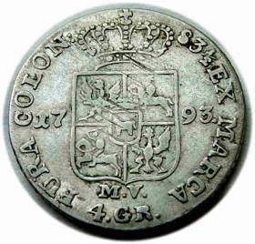 Picture 2 for: 1 złoty 1793 Stanisław August Poniatowski Warszawa