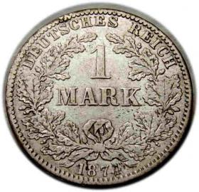 Picture for: 1 marka 1874 Wilhelm I Hohenzollern Berlin