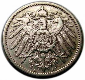 1 marka 1896 Wilhelm II Hohenzollern Niemcy Berlin