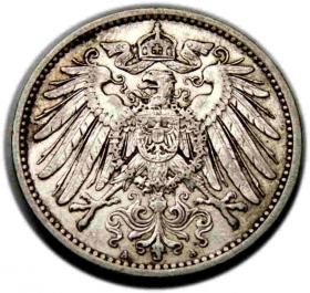 1 marka 1907 Wilhelm II Hohenzollern Niemcy Berlin