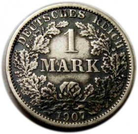 Picture for: 1 marka 1907 Wilhelm II Hohenzollern Niemcy Berlin