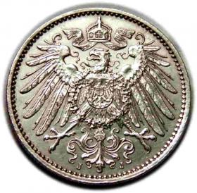 Picture 2 for: 1 marka 1914 Wilhelm II Hohenzollern Niemcy Hamburg