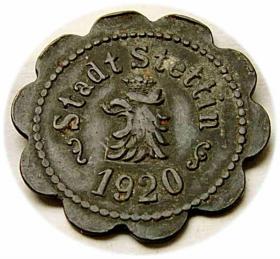 Picture 2 for: 10 fenigów 1922 Szczecin / Stettin