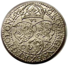 Picture 2 for:  6 groschen 1596 Sigismund III Vasa Malbork