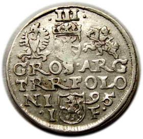 Picture 2 for: Trojak 1595 Zygmunt III Waza Olkusz