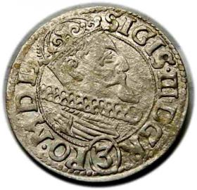 Picture for: 3 krajcary 1616 Zygmunt III Waza Kraków