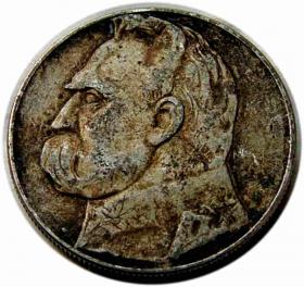 Picture for: 10 zlotych 1935 Jozef Pilsudski II Republic of Poland Warsaw