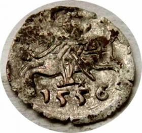 Picture for: Denar 1556 Zygmunt II August Wilno