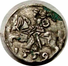 Picture for: Denar 1559 Zygmunt II August Wilno