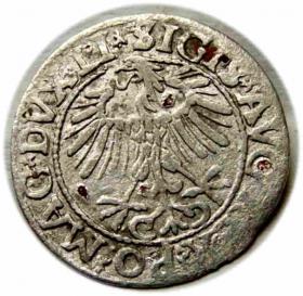 Picture 2 for: Półgrosz 1557 Zygmunt II August Wilno