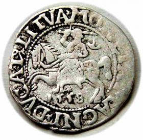 Picture for: Half groschen 1558 Sigismund II Augustus Vilnius