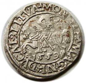 Picture for: Półgrosz 1558 Zygmunt II August Wilno