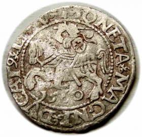 Picture for: Półgrosz 1560 Zygmunt II August Wilno