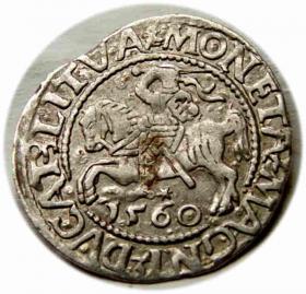 Picture for: Półgrosz 1560 Zygmunt II August Wilno