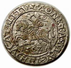 Picture for: Półgrosz 1562 Zygmunt II August Wilno