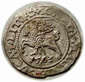 Picture for: Półgrosz 1563 Zygmunt II August Wilno