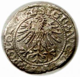 Picture 2 for: Półgrosz 1563 Zygmunt II August Wilno