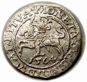 Picture for: Half groschen 1564 Sigismund II Augustus Vilnius