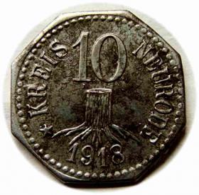 Picture 2 for: 10 fenigów 1918 Nowa Ruda / Neurode